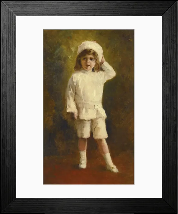 Framed Print : Portrait of the Successor to the throne Tsarevich Alexei Nikolaevich (1904-1918). Artist: Makovsky, Konstantin Yegorovich (1839-1915) Framed Print : Portrait of the Successor to the throne Tsarevich Alexei Nikolaevich (1904-1918). Artist: Makovsky, Konstantin Yegorovich (1839-1915)
