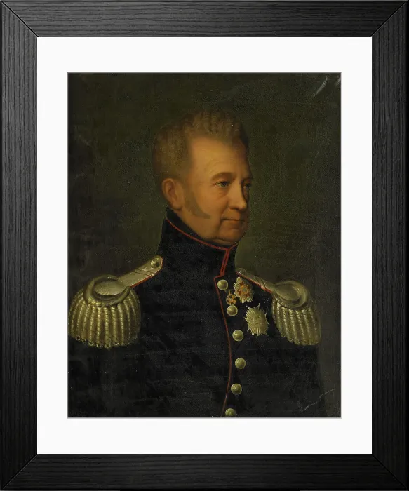 Framed Print : Leopold I, Grand Duke of Baden (1790-1852). Artist: Ellenrieder, Marie (1791-1863) Framed Print : Leopold I, Grand Duke of Baden (1790-1852). Artist: Ellenrieder, Marie (1791-1863)