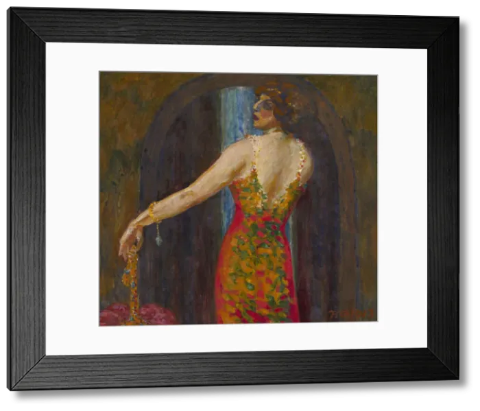 Framed Print : Portrait of Evfimia Nosova, nee Ryabushinskaya (1881-1960). Artist: Feofilaktov, Nikolai Petrovich (1878-1941) Framed Print : Portrait of Evfimia Nosova, nee Ryabushinskaya (1881-1960). Artist: Feofilaktov, Nikolai Petrovich (1878-1941)