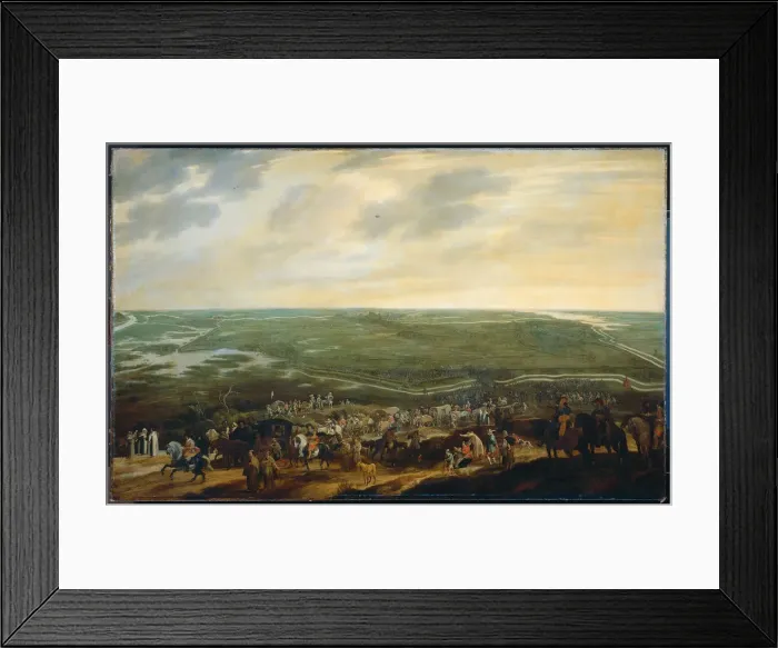Framed Print : The defeated Spanish garrison leaving s-Hertogenbosch, 17 September 1629. Artist: Hillegaert, Paulus van (1596-1640) Framed Print : The defeated Spanish garrison leaving s-Hertogenbosch, 17 September 1629. Artist: Hillegaert, Paulus van (1596-1640)