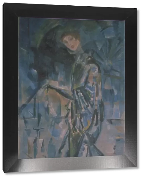 Female portrait. Artist: Yakulov, Georgi Bogdanovich (1884-1928)