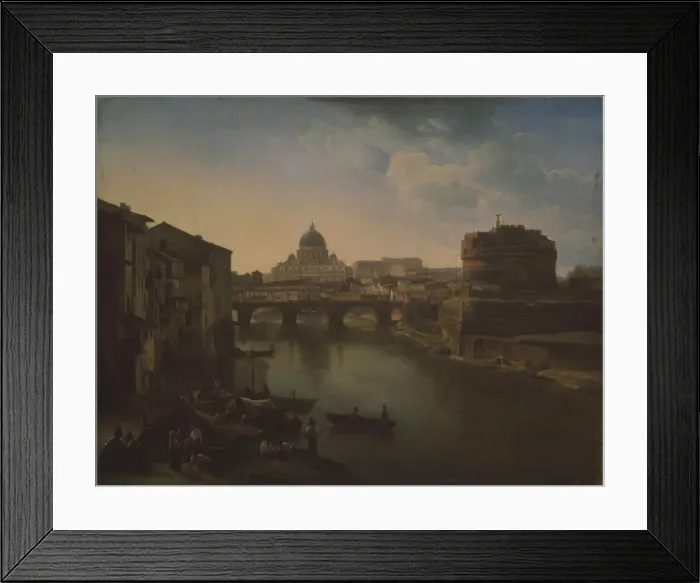 Framed Print : The new Rome. Artist: Shchedrin, Sylvester Feodosiyevich (1791-1830) Framed Print : The new Rome. Artist: Shchedrin, Sylvester Feodosiyevich (1791-1830)