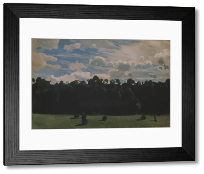 Framed Print : Landscape. Artist: Somov, Konstantin Andreyevich (1869-1939) Framed Print : Landscape. Artist: Somov, Konstantin Andreyevich (1869-1939)