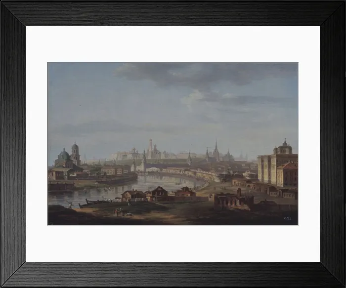 Framed Print : View of Moscow. Artist: Vorobyev, Maxim Nikiphorovich (1787-1855) Framed Print : View of Moscow. Artist: Vorobyev, Maxim Nikiphorovich (1787-1855)