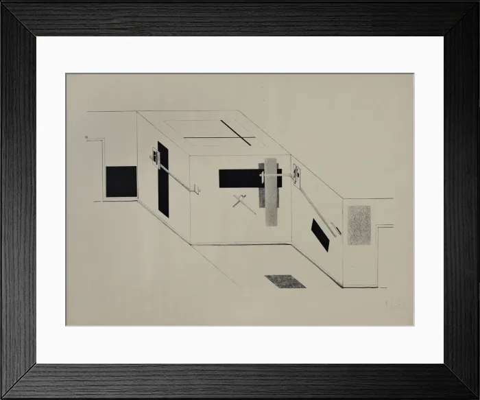 Framed Print : Proun. Artist: Lissitzky, El (1890-1941) Framed Print : Proun. Artist: Lissitzky, El (1890-1941)