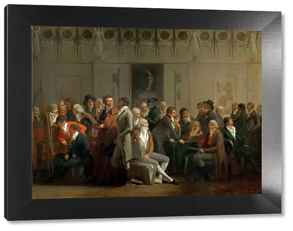 Meeting of Artists in the Atelier of Isabey. Artist: Boilly, Louis-Leopold (1761-1845)