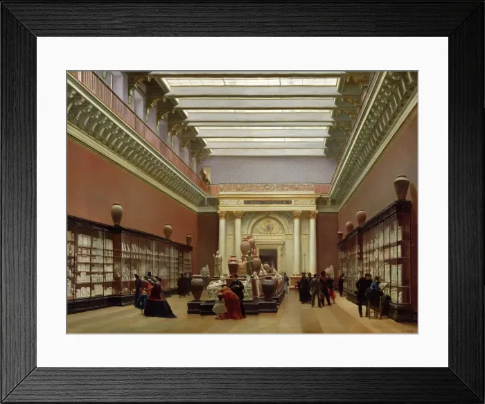 Framed Print : La Galerie Campana. Artist: Giraud, Sebastien Charles (1819-1892) Framed Print : La Galerie Campana. Artist: Giraud, Sebastien Charles (1819-1892)
