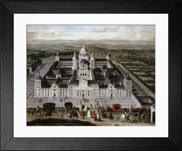 Framed Print : El Escorial. Artist: Anonymous Framed Print : El Escorial. Artist: Anonymous