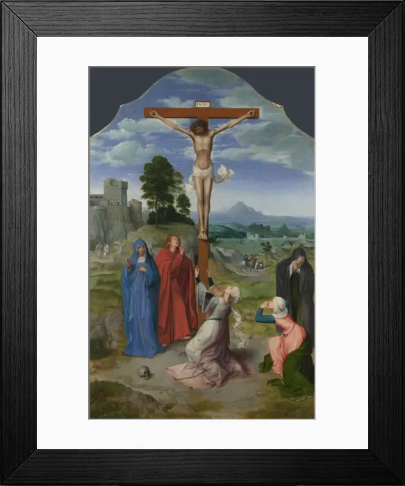 Framed Print : The Crucifixion, ca 1515. Artist: Massys, Quentin (1466?1530) Framed Print : The Crucifixion, ca 1515. Artist: Massys, Quentin (1466?1530)