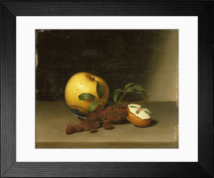Framed Print : Still Life with Cake, 1822. Artist: Peale, Raphaelle (1774-1825) Framed Print : Still Life with Cake, 1822. Artist: Peale, Raphaelle (1774-1825)