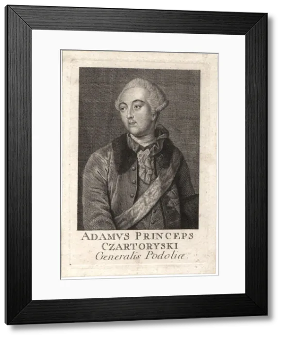 Framed Print : Prince Adam Kazimierz Czartoryski (1734-1823). Artist: Anonymous Framed Print : Prince Adam Kazimierz Czartoryski (1734-1823). Artist: Anonymous