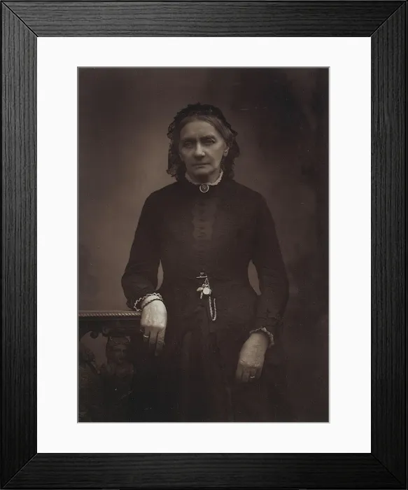 Framed Print : Clara Schumann Artist: Barraud, Herbert Rose (1845-1896) Framed Print : Clara Schumann Artist: Barraud, Herbert Rose (1845-1896)