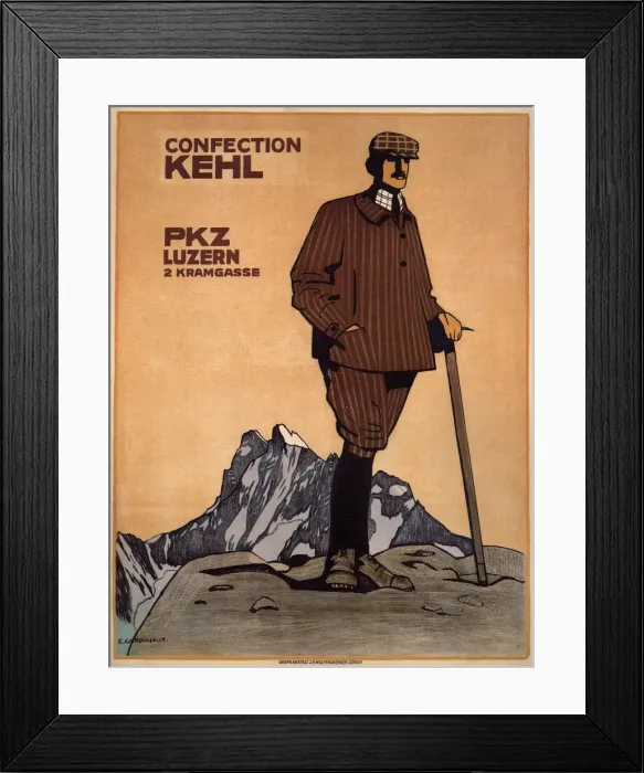 Framed Print : Confection Kehl, 1908. Artist: Cardinaux, Emil (1877-1936) Framed Print : Confection Kehl, 1908. Artist: Cardinaux, Emil (1877-1936)