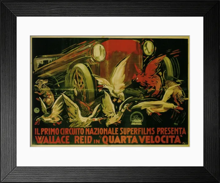 Framed Print : Wallace Reid in Film Double Speed, 1920. Artist: Galantara, Gabriele (1867-1937) Framed Print : Wallace Reid in Film Double Speed, 1920. Artist: Galantara, Gabriele (1867-1937)