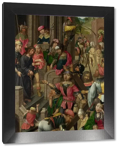 Christ presented to the People (Triptych: Scenes from the Passion of Christ, left panel), c. 1510. Artist: Master of Delft (active Early 16th cen. )
