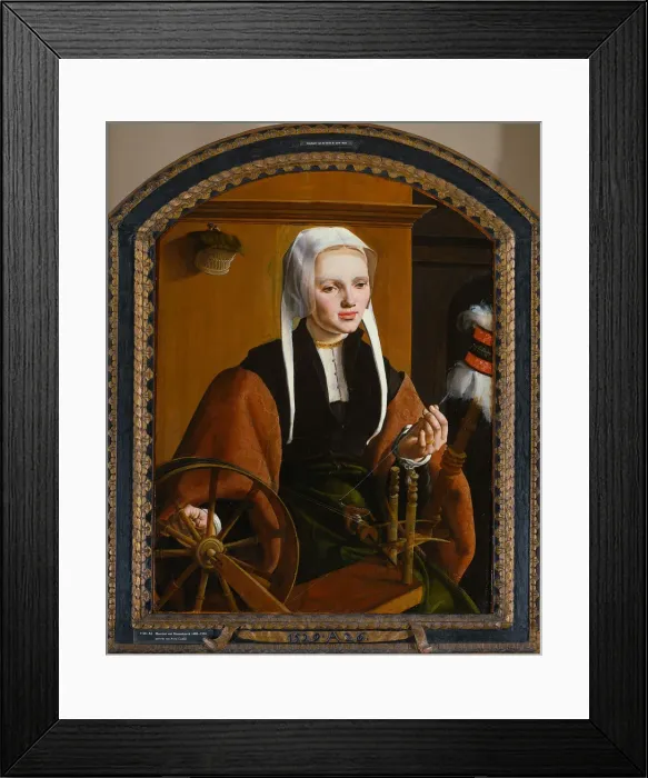 Framed Print : Portrait of a Young Lady, 1529. Artist: Heemskerck, Maarten Jacobsz, van (1498-1574) Framed Print : Portrait of a Young Lady, 1529. Artist: Heemskerck, Maarten Jacobsz, van (1498-1574)