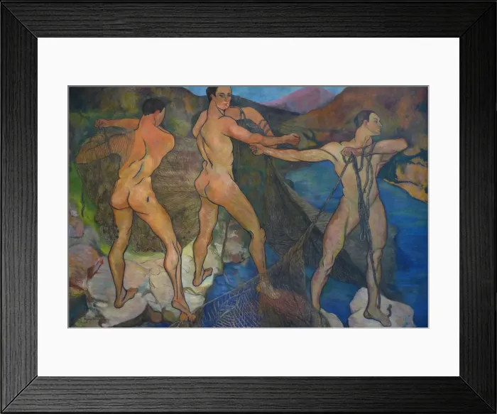 Framed Print : Hauling the nets, 1914. Artist: Valadon, Suzanne (1865-1938) Framed Print : Hauling the nets, 1914. Artist: Valadon, Suzanne (1865-1938)
