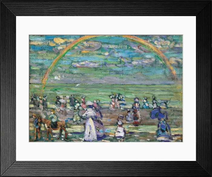Framed Print : Rainbow, 1905. Artist: Prendergast, Maurice Brazil (1858-1924) Framed Print : Rainbow, 1905. Artist: Prendergast, Maurice Brazil (1858-1924)