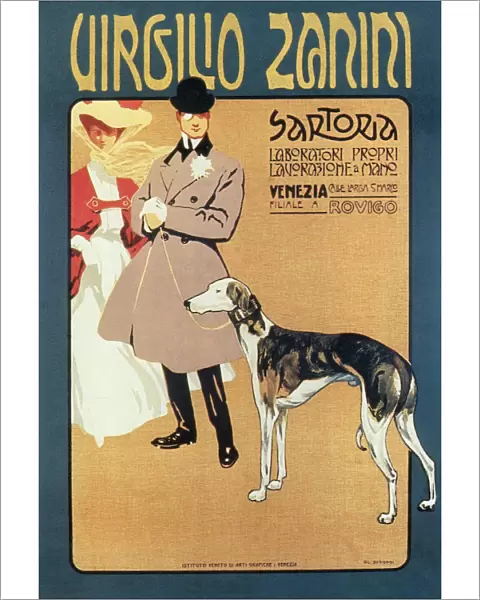 Virgilio Zanini Tailoring, 1900. Artist: Sormani, Gian Luciano (1867-1938)