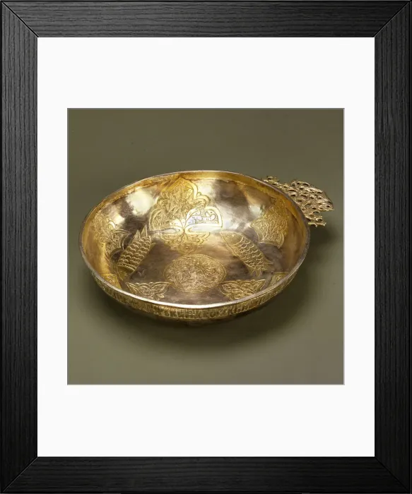 Framed Print : Charka (drinking cup) of the Tsar Ivan IV the Terrible (From Khanate of Kazan), before 1552. Artist: Anonymous Framed Print : Charka (drinking cup) of the Tsar Ivan IV the Terrible (From Khanate of Kazan), before 1552. Artist: Anonymous