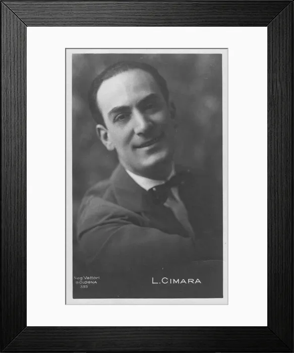 Framed Print : Luigi Cimara (1891-1962) Artist: Anonymous Framed Print : Luigi Cimara (1891-1962) Artist: Anonymous