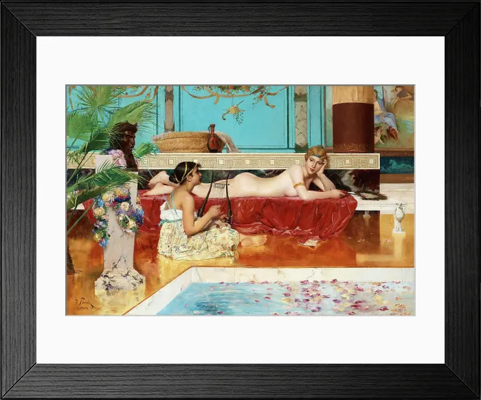 Framed Print : The Roman Baths, 1882. Artist: Pauli, Georg (1855-1935) Framed Print : The Roman Baths, 1882. Artist: Pauli, Georg (1855-1935)