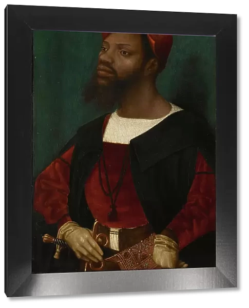 Portrait of an African man, ca 1530. Artist: Mostaert, Jan (1472  /  73-1555  /  56)