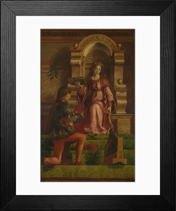 Framed Print : Music, 1470s. Artist: Justus van Gent (Joos van Wassenhove) (ca 1410-ca 1480) Framed Print : Music, 1470s. Artist: Justus van Gent (Joos van Wassenhove) (ca 1410-ca 1480)