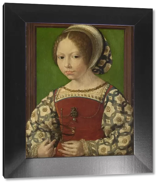 Portrait of Princess Dorothea of Denmark (1520-1580), ca 1530. Artist: Gossaert, Jan (ca. 1478-1532)