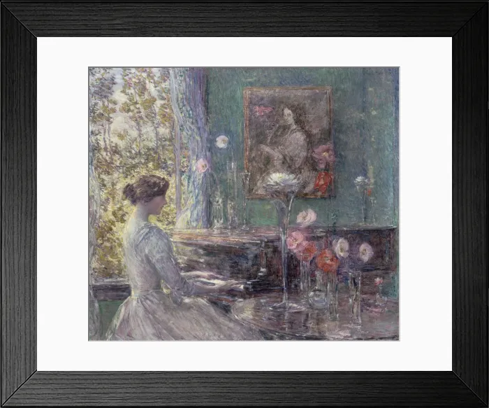 Framed Print : Improvisation, 1899. Artist: Hassam, Childe (1859-1935) Framed Print : Improvisation, 1899. Artist: Hassam, Childe (1859-1935)