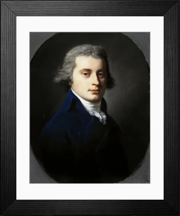 Framed Print : Portrait of Pavel Petrovich Bakunin (1766-1805), 1790s. Artist: Anonymous Framed Print : Portrait of Pavel Petrovich Bakunin (1766-1805), 1790s. Artist: Anonymous
