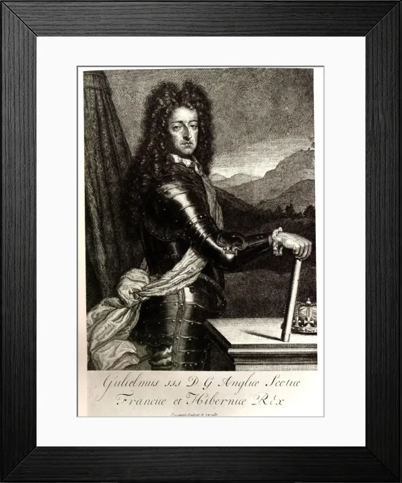 Framed Print : William III of England and Orange (1650-1702). Artist: Anonymous Framed Print : William III of England and Orange (1650-1702). Artist: Anonymous
