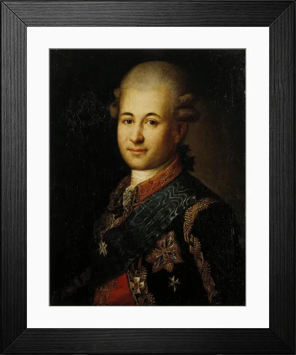 Framed Print : Portrait of Semyon Zorich (1745-1799), the Catherine the Greats Favourite, Late 18th cent Artist: Anonymous Framed Print : Portrait of Semyon Zorich (1745-1799), the Catherine the Greats Favourite, Late 18th cent Artist: Anonymous