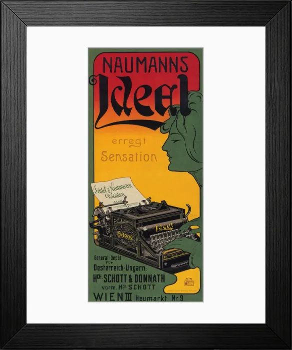 Framed Print : Naumanns Ideal, 1905. Artist: Anonymous Framed Print : Naumanns Ideal, 1905. Artist: Anonymous