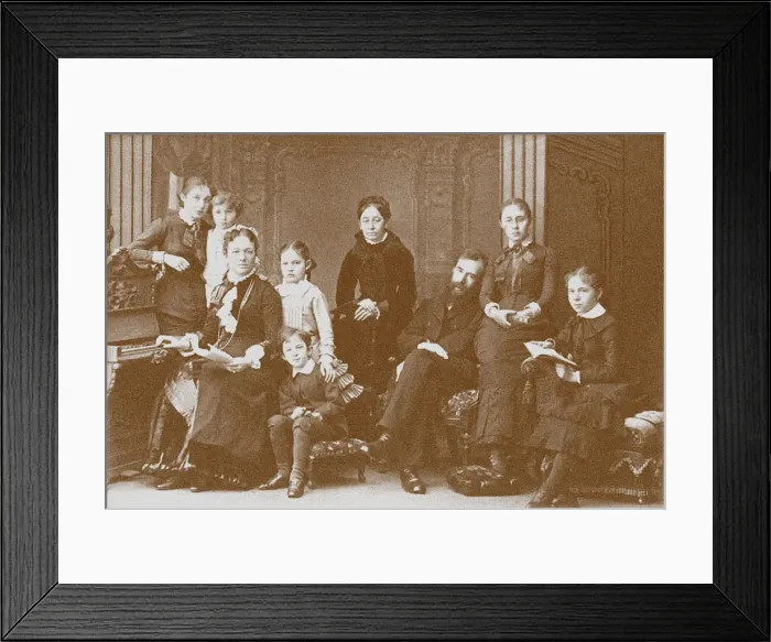 Framed Print : The Family of the collector, patron and founder of the gallery Pavel Tretyakov Artist: Anonymous Framed Print : The Family of the collector, patron and founder of the gallery Pavel Tretyakov Artist: Anonymous