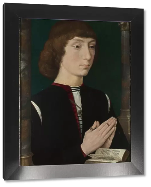 A Young Man at Prayer, 1470s. Artist: Memling, Hans (1433  /  40-1494)