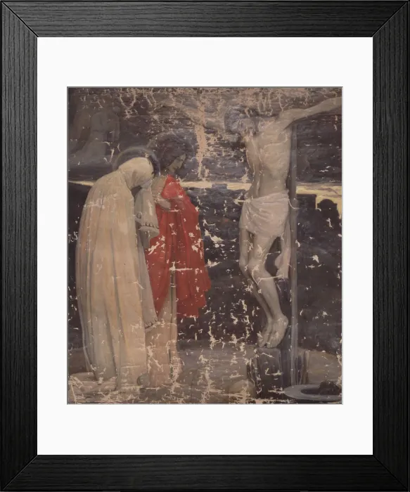 Framed Print : Calvary. Artist: Nesterov, Mikhail Vasilyevich (1862-1942) Framed Print : Calvary. Artist: Nesterov, Mikhail Vasilyevich (1862-1942)