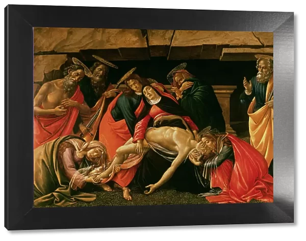 Lamentation over the Dead Christ. Artist: Botticelli, Sandro (1445-1510)