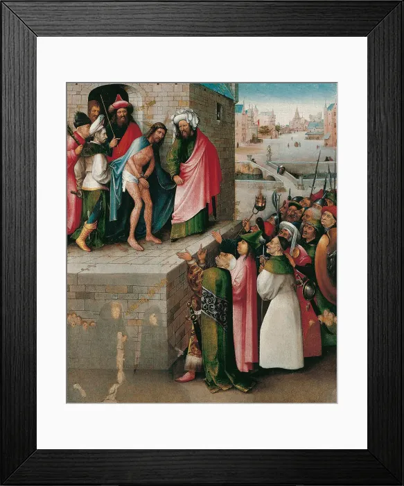 Framed Print : Ecce Homo. Artist: Bosch, Hieronymus (c. 1450-1516) Framed Print : Ecce Homo. Artist: Bosch, Hieronymus (c. 1450-1516)