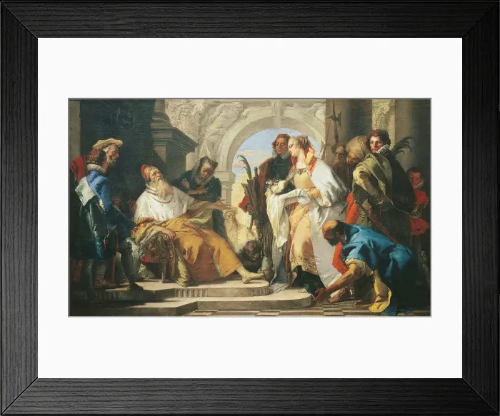 Framed Print : The Patron Saints of the Crotta Family. Artist: Tiepolo, Giambattista (1696-1770) Framed Print : The Patron Saints of the Crotta Family. Artist: Tiepolo, Giambattista (1696-1770)