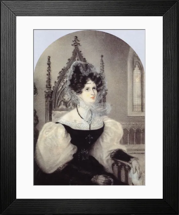 Framed Print : Portrait of Princess Zinaida Alexandrovna Volkonskaya (1792-1862). Artist: Anonymous Framed Print : Portrait of Princess Zinaida Alexandrovna Volkonskaya (1792-1862). Artist: Anonymous