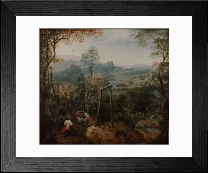 Framed Print : The Magpie on the Gallows. Artist: Bruegel (Brueghel), Pieter, the Elder (ca 1525-1569) Framed Print : The Magpie on the Gallows. Artist: Bruegel (Brueghel), Pieter, the Elder (ca 1525-1569)