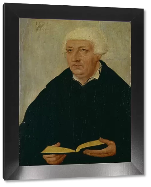 Portrait of Johannes Bugenhagen (1485-1558). Artist: Cranach, Lucas, the Elder (1472-1553)