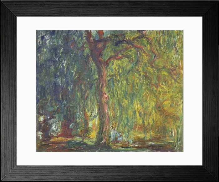 Framed Print : Weeping Willow. Artist: Monet, Claude (1840-1926) Framed Print : Weeping Willow. Artist: Monet, Claude (1840-1926)
