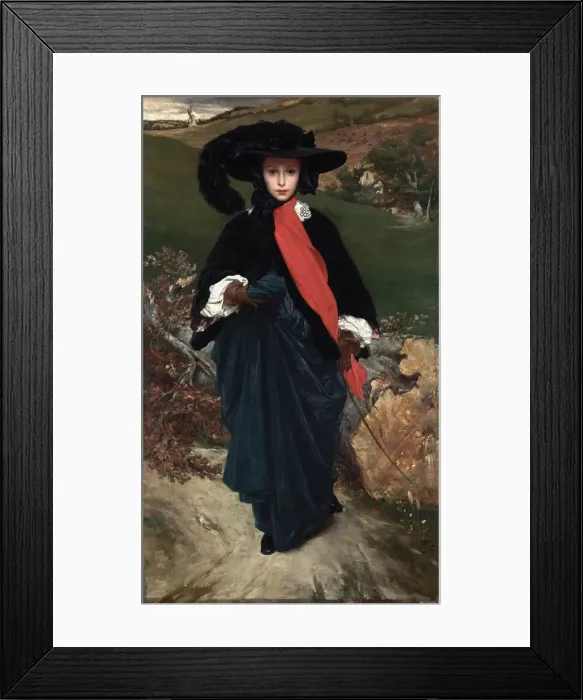 Framed Print : Portrait of May Sartoris. Artist: Leighton, Frederic, 1st Baron Leighton (1830-1896) Framed Print : Portrait of May Sartoris. Artist: Leighton, Frederic, 1st Baron Leighton (1830-1896)