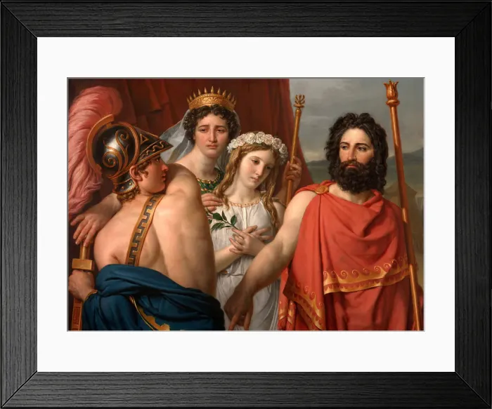 Framed Print : The Anger of Achilles. Artist: David, Jacques Louis (1748-1825) Framed Print : The Anger of Achilles. Artist: David, Jacques Louis (1748-1825)