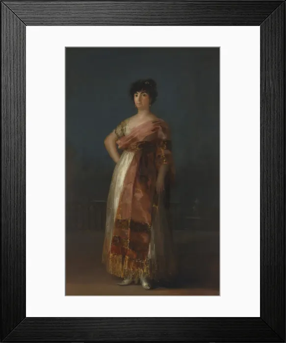 Framed Print : La Tirana. Artist: Goya, Francisco, de (1746-1828) Framed Print : La Tirana. Artist: Goya, Francisco, de (1746-1828)