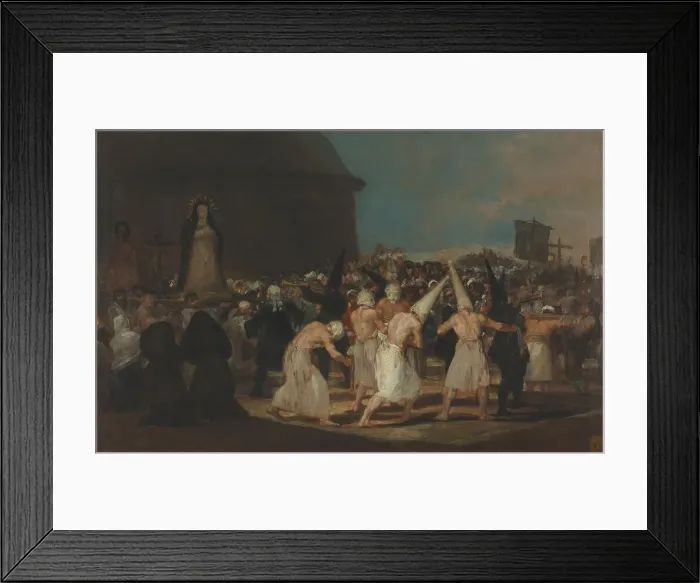Framed Print : A Procession of Flagellants. Artist: Goya, Francisco, de (1746-1828) Framed Print : A Procession of Flagellants. Artist: Goya, Francisco, de (1746-1828)
