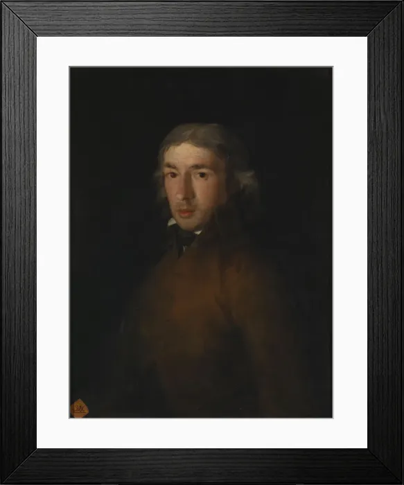 Framed Print : Portrait of Leandro Fernandez de Moratin. Artist: Goya, Francisco, de (1746-1828) Framed Print : Portrait of Leandro Fernandez de Moratin. Artist: Goya, Francisco, de (1746-1828)