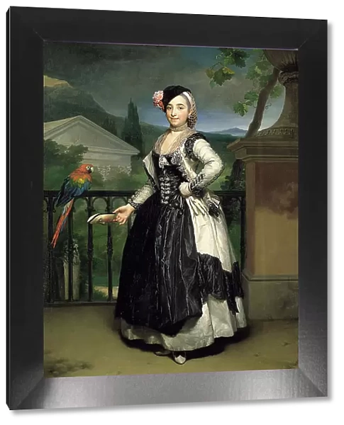 Portrait of Isabel Parreno Arce Ruiz de Alarcon y Valdes, Marchioness of Llano. Artist: Mengs, Anton Raphael (1728-1779)